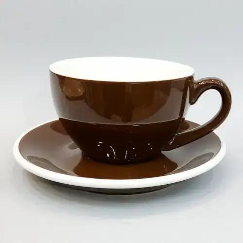 #EG350-BN؛ كوب قهوة مع صحن 350 مل #E /BN