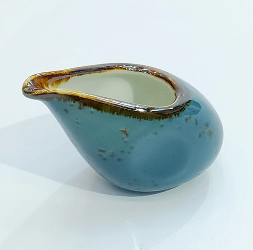 #KK1241-BL؛ وعاء كريمة سيراميكي 3.25 بوصة BL