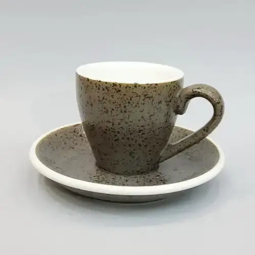 #EG80-GRT؛ كوب قهوة وصحن 80 مل #E