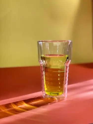 طقم 2 كوب زجاج دبل 