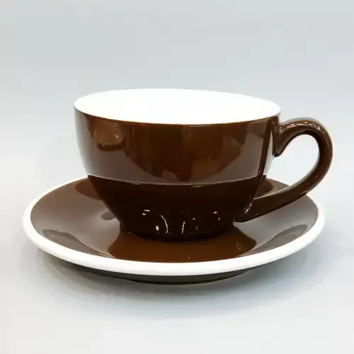 #EG300-BN؛ كوب قهوة مع صحن 300 مل #E /BN