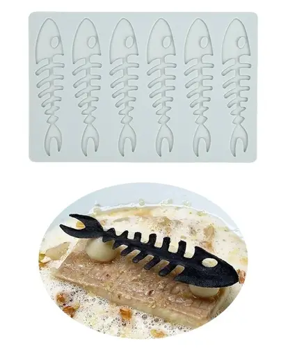 قالب سيلكون لتزيين الطبق