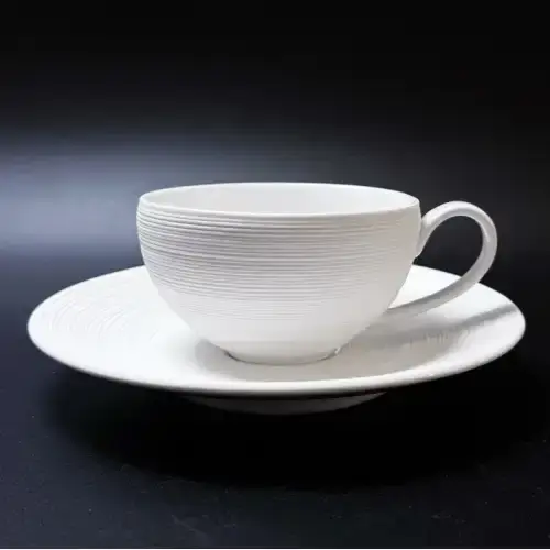 #CM5377؛ كوب قهوة سيراميك مع صحن 300 مل #WT