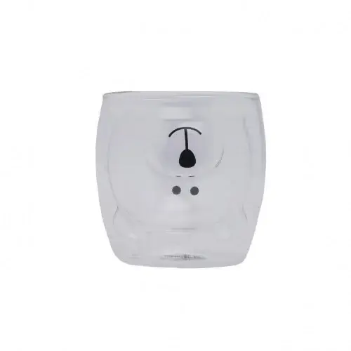 كاسات ( زجاج ) طبقتين ( 8.5*7سم )