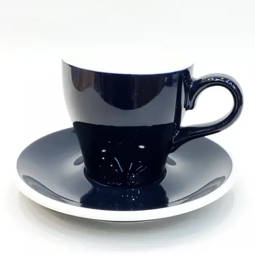 #TL280-DB؛ كوب قهوة وصحن 280 مل #T