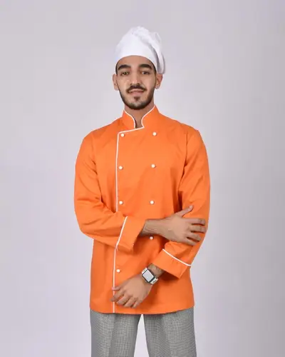 قميص طباخ   العدد 1  مقاس    3XL \4XL \5XL