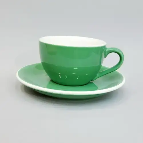 #EG150-GN؛ كوب قهوة مع صحن 150 مل