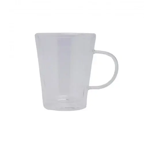 كاسات ( زجاج ) طبقتين ( 9*6.5سم )