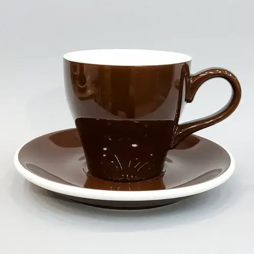 #TL280-BN؛ كوب قهوة مع صحن 280 مل #T /BN
