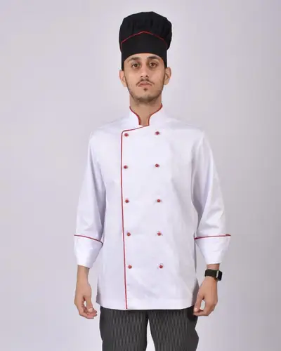 قميص طباخ   العدد 1  مقاس    3XL \4XL \5XL