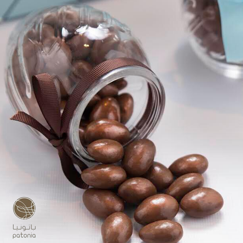 دراجيه باللوز -شوكولاته بالحليب