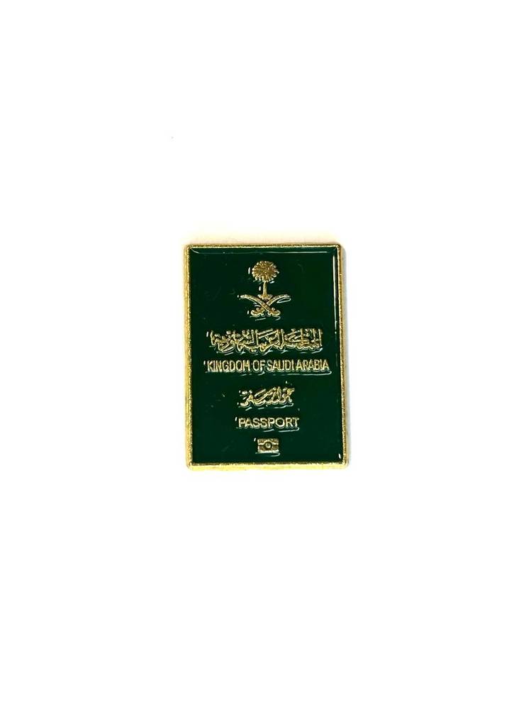 ملصق معدني الجواز السعودي 