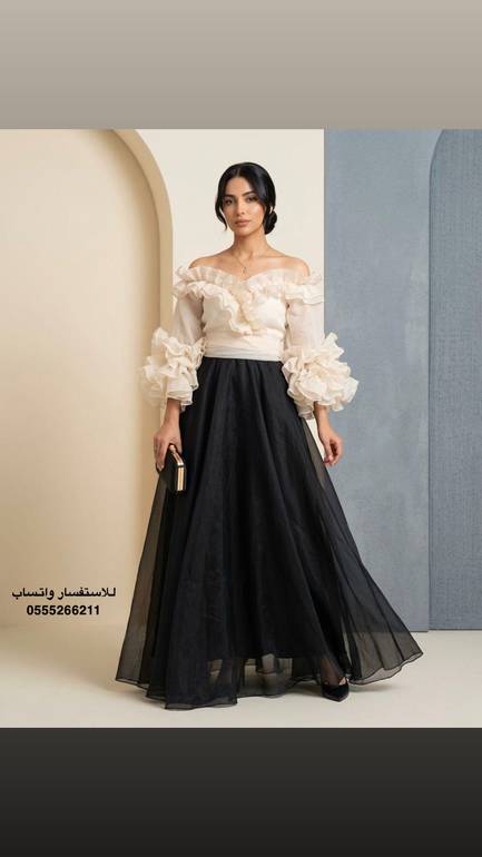 فستان سهرة انيق