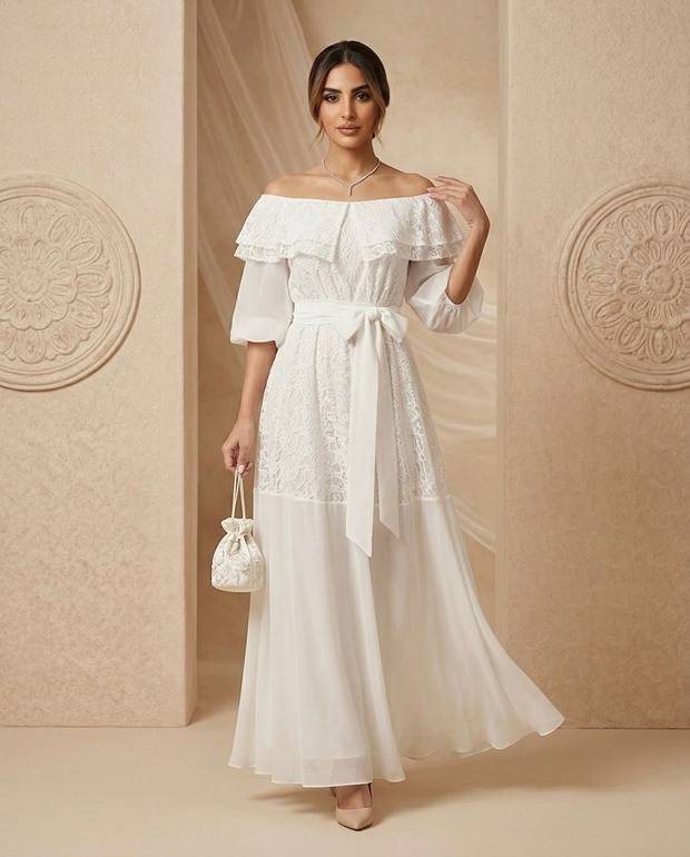 فستان سهرة انيق