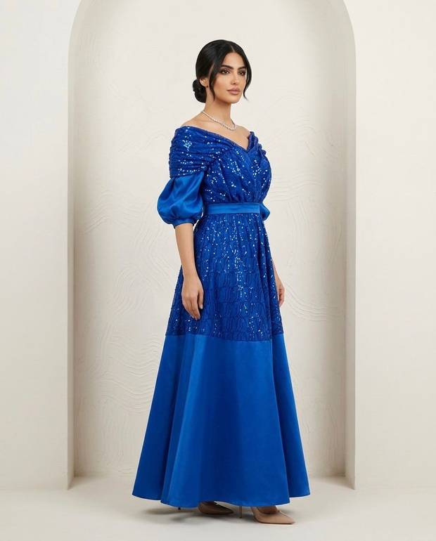 فستان سهرة ناعم