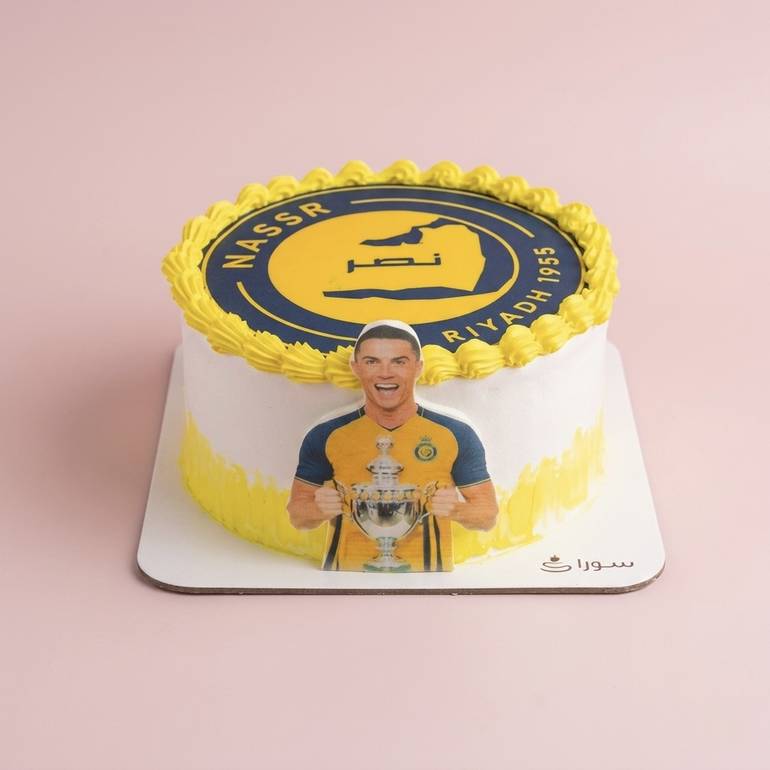 كيكة النصر بطل دوري روشن