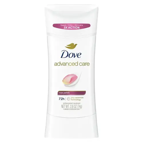 دوف مزيل عرق ستيك للنساء بتلات الورد 74 غرام Dove