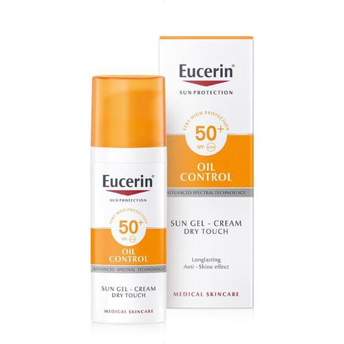 يوسرين كريم جل واقى شمس +SPF-50 للبشرة الدهنية و حب الشباب 50 مل