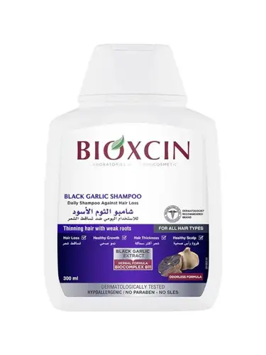 شامبو بيوكسين المقوي بالثوم الأسود، 300 مل