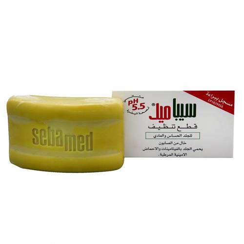سيباميد صابون تنظيف للجلد الحساس والعادي - 100غ