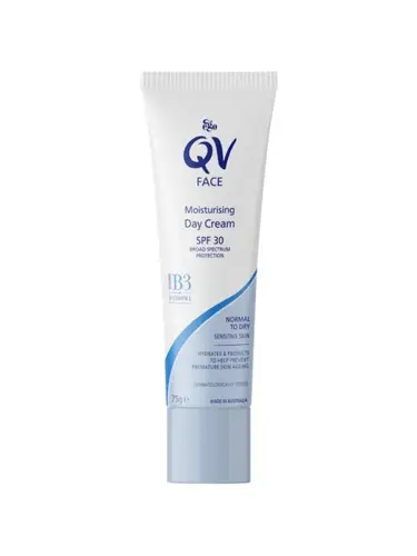 كريم مرطب نهاري مع واقي شمس (+SPF30) من كيوڤي - 75 جرام