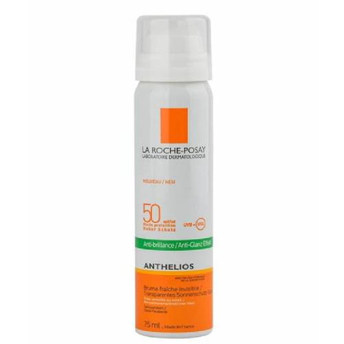 لاروش بخاخ شفاف للحماية من الشمس 50 SPF لا يترك مظهرًا دهنيًا على البشرة 75 مل