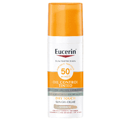 جل كريم الحماية من الشمس للبشرة الدهنية Eucerin Sun Gel-Cream Oil Control SPF 50 - (50 مل)