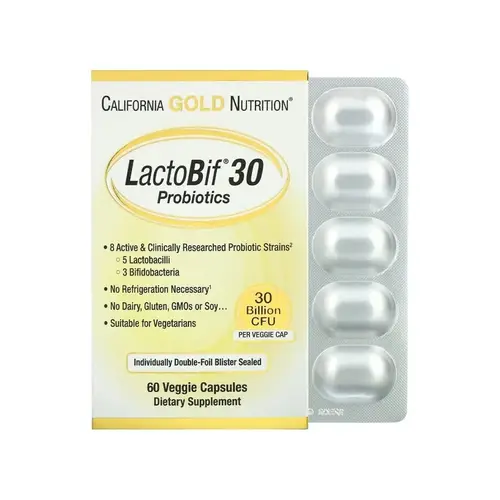لاكتوبيف بروبيوتيك مكمل غذائي 30 مليار وحدة 60 كبسولة