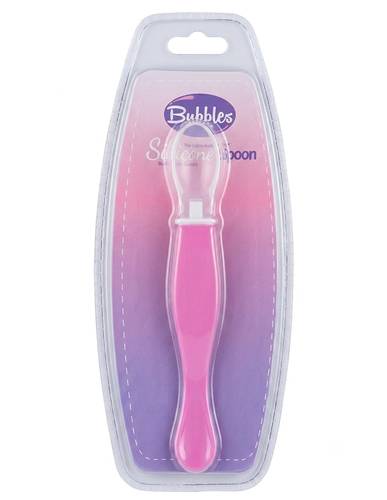 ملعقة سيليكون للأطفال من بابلز (Bubbles Silicone Spoon)