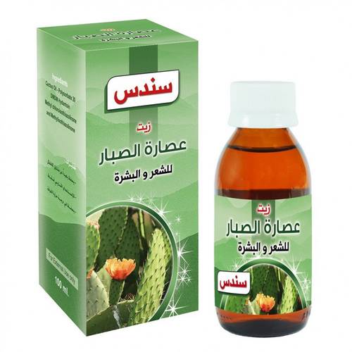 زيت عصارة الصبار للشعر والبشرة من سندس - 100 مل
