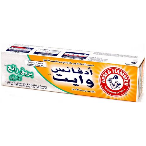معجون اسنان ادفانس وايت بريليانت سباركل من ارم اند هامر أبيض - 115 جم