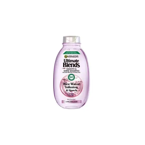 غارنيه الترا دوكس شامبو للمعان الشعر بخلاصة ماء الأرز والنشا 400 مل
