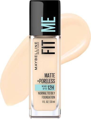 كريم أساس سائل مايبيلين فيت مي مات + بورليس الخالي من الزيوت - 30 مل - 110 بورسلين - 30 مل