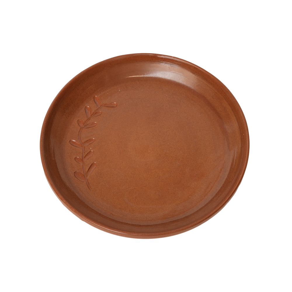 Peregrina Small Plate - Made of Teracotta Clay 