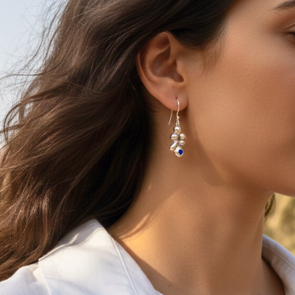 Oasis Drop Earrings - Silver