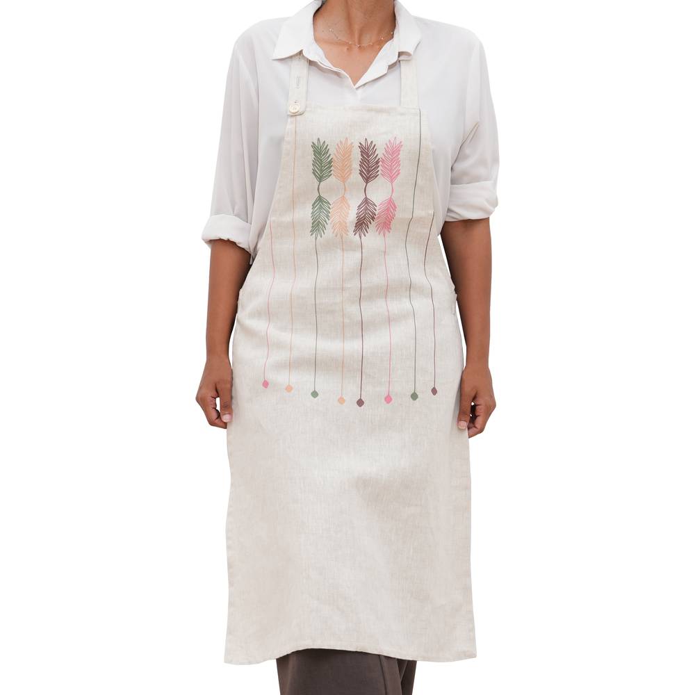 Apron - Oasis Palm Strong Print