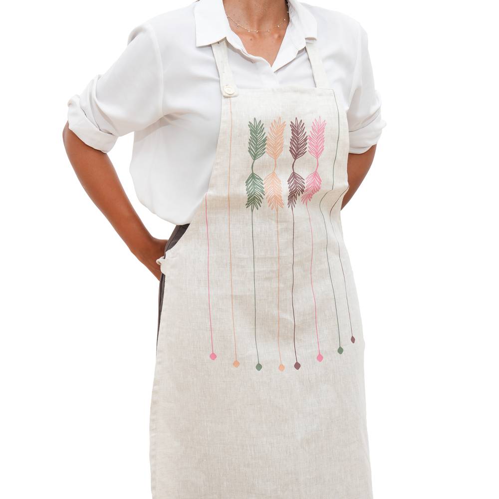 Apron - Oasis Palm Strong Print