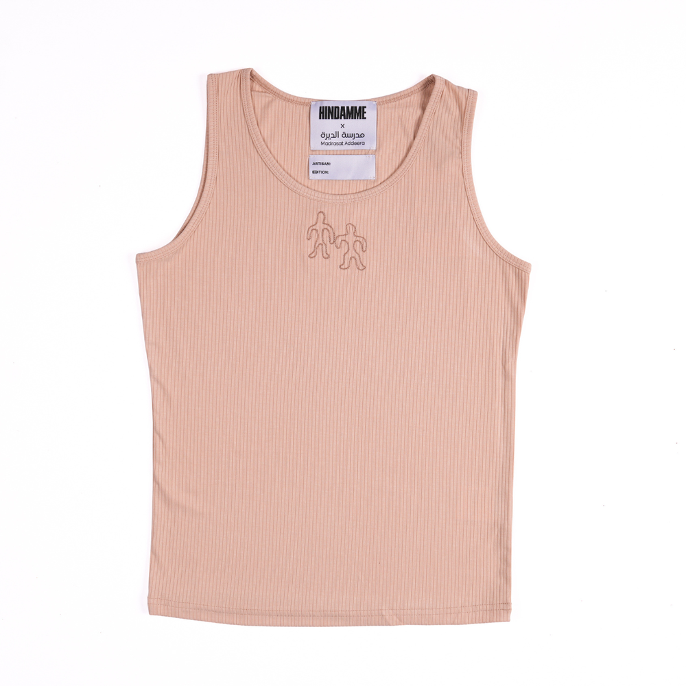 Hindamme Beige Tanktop