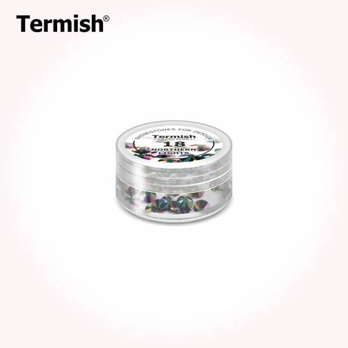 Rhinestones 18 northern lights 1 color, scattered small jar (+/- 100pcs)