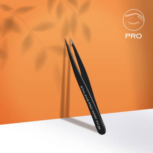Eyebrow tweezers black 11 TYPE 5b (point)