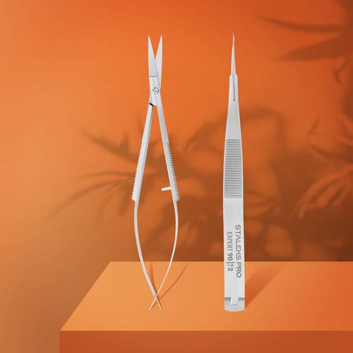 Scissors Expert 90 Type 2 Professional Micro Scissor's For Eyebrows  Modeling 
