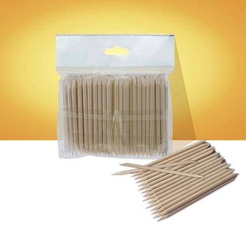 Orange stick EXPERT wooden 75mm (100pcs)