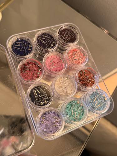 Glitters set of 12 “Korea” 