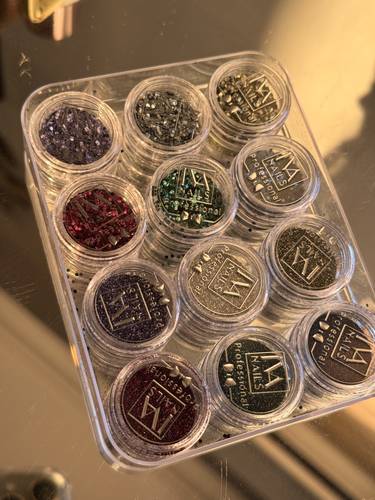 Glitters set of 12 “Soileer” 