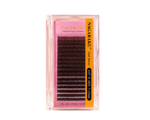 Nagaraku Mix Dark Brown Eye Lashes 16lines