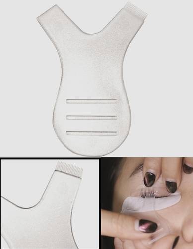 Eyelash brush Y shape