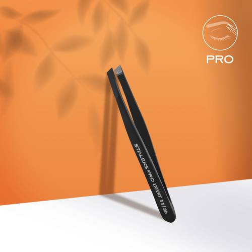 Eyebrow tweezers black EXPERT 11 TYPE 3b (wide beveled)