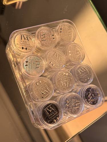 Glitters set of 12 “Bride” 