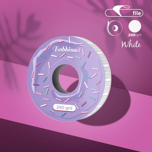 Disposable file tape (sticker) 240 grit for the plastic case
