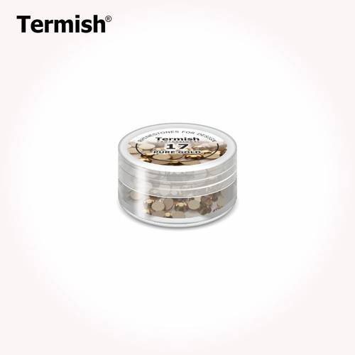 Rhinestones 17 pure gold 1 color, scattered small jar (+/- 100pcs)